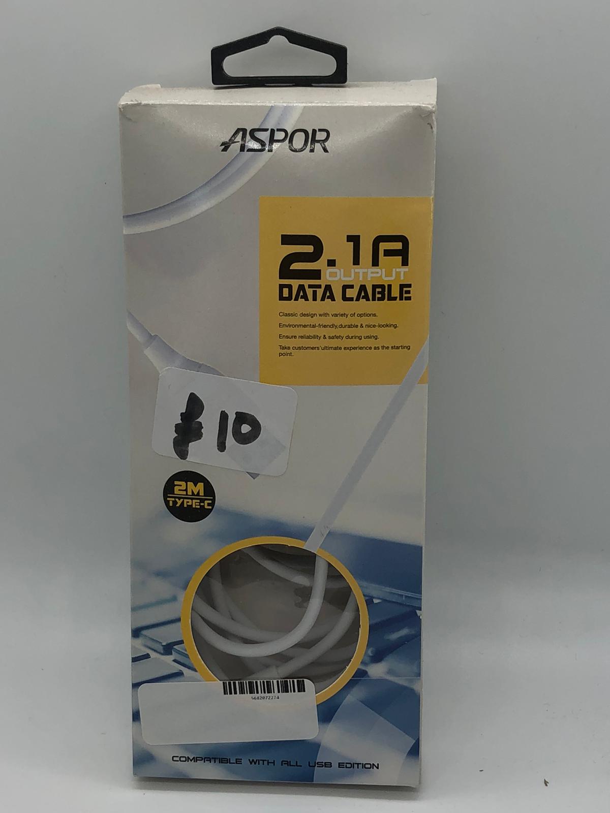 Aspor 2.1A Output Data Cable