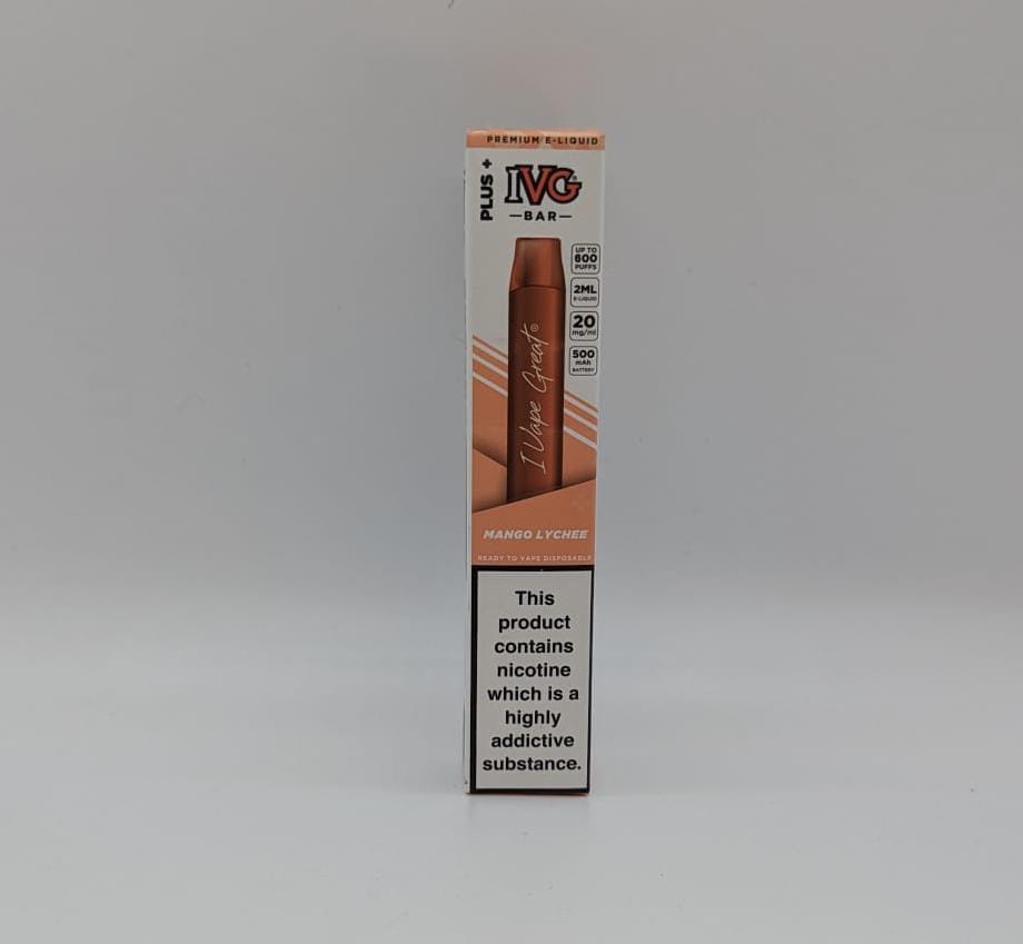 Ivg Bar Disposable Vape Plus Mango Lychee  20mg/ml