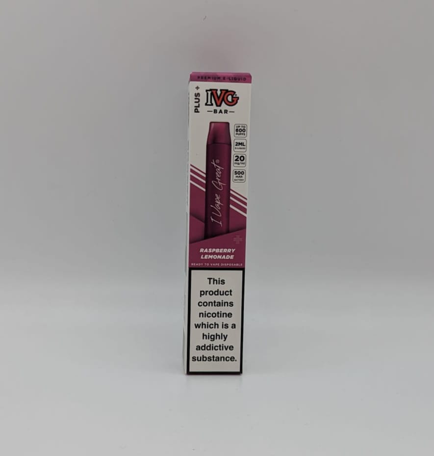 Ivg Bar Disposable Vape Plus Raspberry Lemonade  20mg/ml