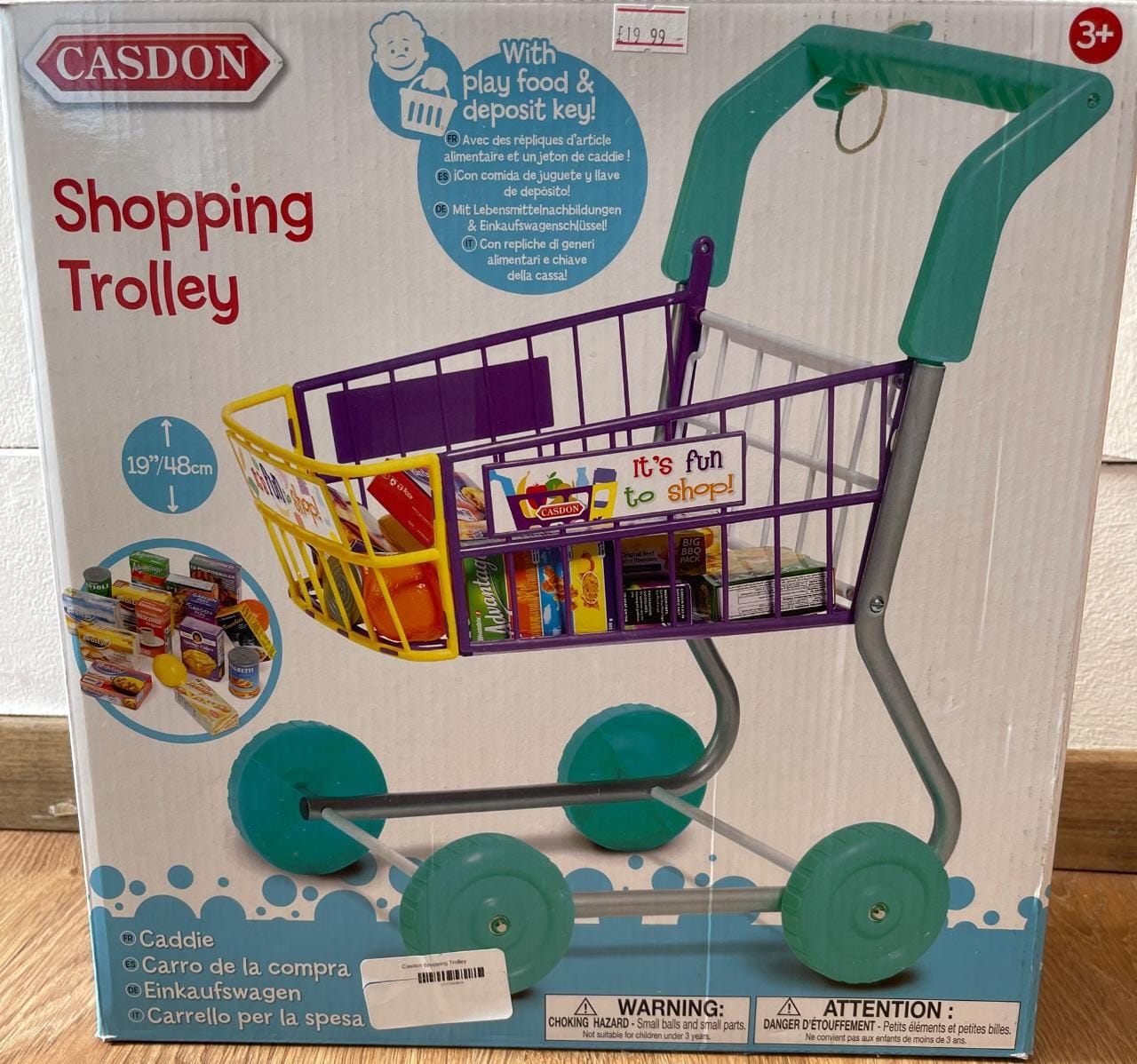 Casdon deals shopping trolley