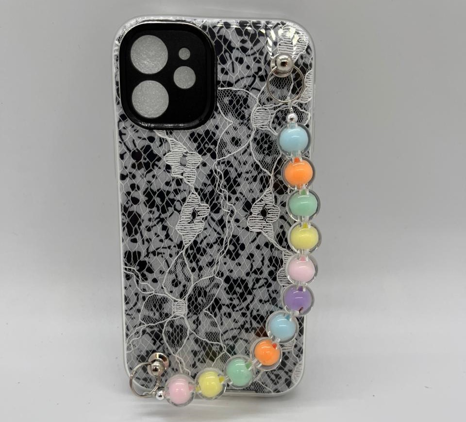 I Phone 12 Mini Black & White Print Case