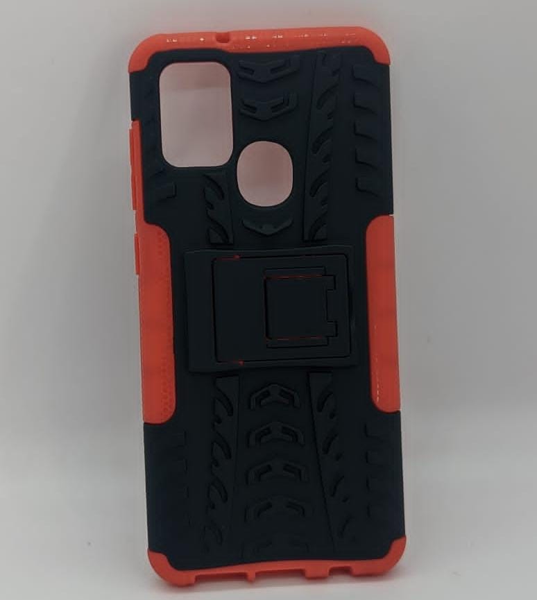 Samsung A21s Black & Peach Case