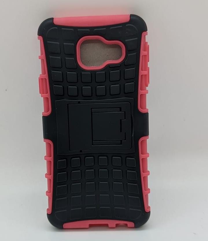 Samsung  A3 Black & Peach  Border Case